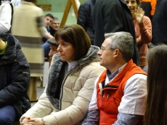 Una imagen de este domingo en el polideportivo muncipal de Covaleda. /SN