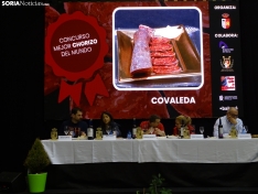 Una imagen de este domingo en el polideportivo muncipal de Covaleda. /SN
