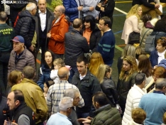 Una imagen de este domingo en el polideportivo muncipal de Covaleda. /SN