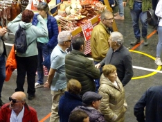 Una imagen de este domingo en el polideportivo muncipal de Covaleda. /SN