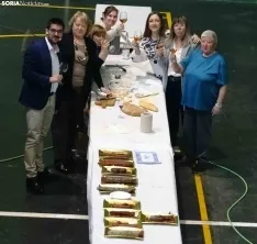 Una imagen de este domingo en el polideportivo muncipal de Covaleda. /SN