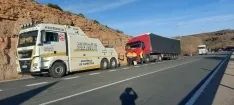 Foto 3 - Salida de la v&iacute;a de un cami&oacute;n a la altura de &Aacute;greda