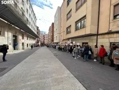 Foto 3 - Medio centenar de cuidadores del '&Aacute;ngel de la Guarda' se manifiestan en Soria: &ldquo;Los sindicatos nos han traicionado&rdquo;