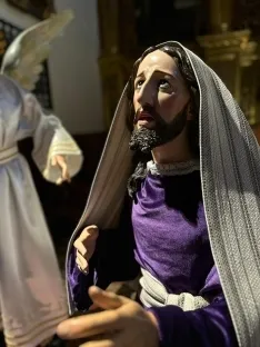 Foto 5 - As&iacute; han quedado las tallas restauradas del Cristo y del &Aacute;ngel de la Oraci&oacute;n en el Huerto
