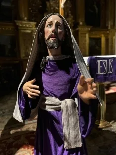 Foto 3 - As&iacute; han quedado las tallas restauradas del Cristo y del &Aacute;ngel de la Oraci&oacute;n en el Huerto