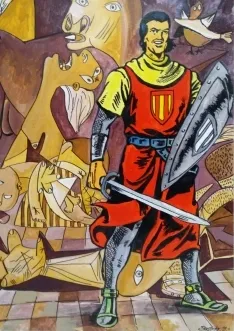 Foto 3 - Enrique Bastida vuelve a romper con la gama de colores en su nueva exposici&oacute;n &ldquo;C&oacute;mic, cl&aacute;sicos y Rock&Roll&rdquo;