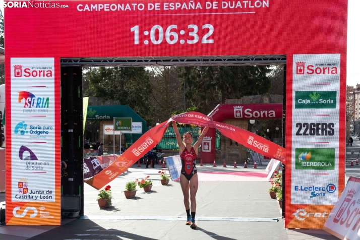 Estos han sido los ganadores de las diferentes modalidades del Campeonato Nacional de Duatlón en Soria