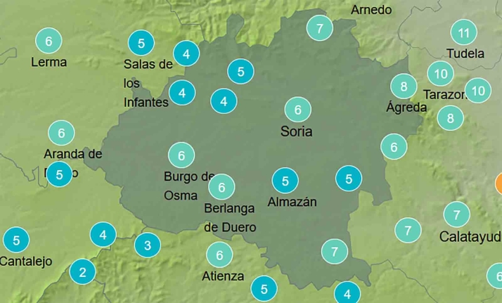 El tiempo en Soria: Menos sol para este lunes