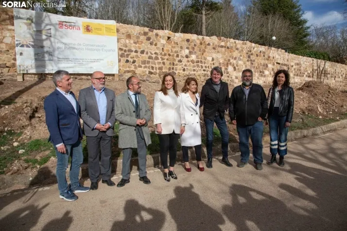 Visita Ministra a las obras de la vía del tren