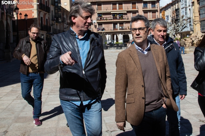Félix Bolaños en el encuentro municipal del PSOE