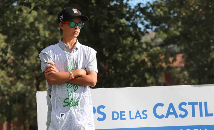 El joven golfista soriano Miguel López, al Puntuable Zonal Juvenil de Castilla y León-Extremadura