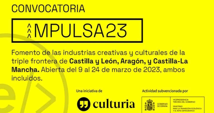 Abre la convocatoria para un proyecto de incubación de industrias culturales en la triple frontera de Castilla y León, Aragón y Castilla-La Mancha