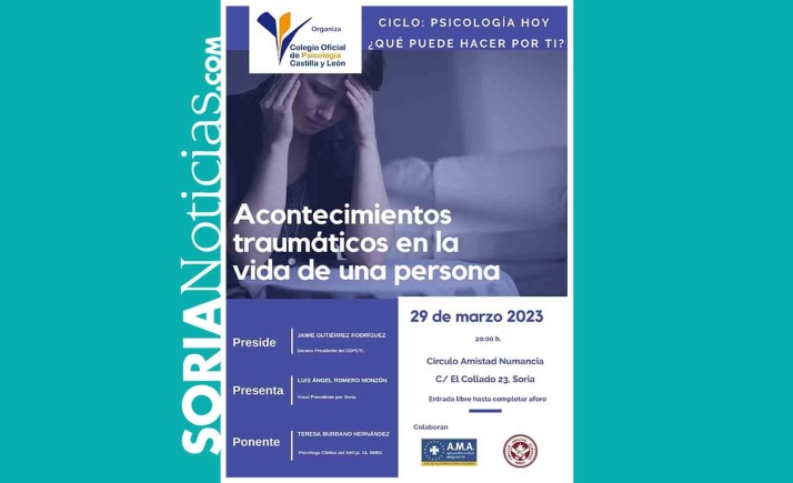 Este miércoles, charla en el Casino sobre las experiencias traumáticas