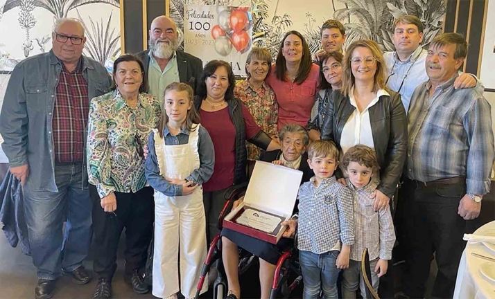 Eusebia Gómez celebra su centenario en la capital soriana