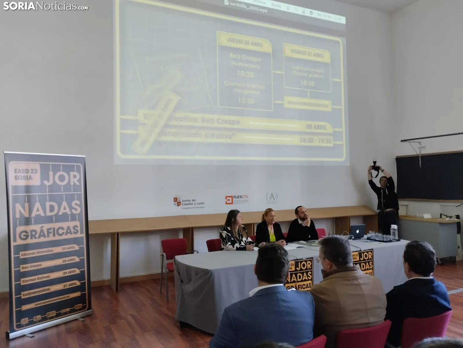 Inauguración de las 23 Jornadas Gráficas de Soria.