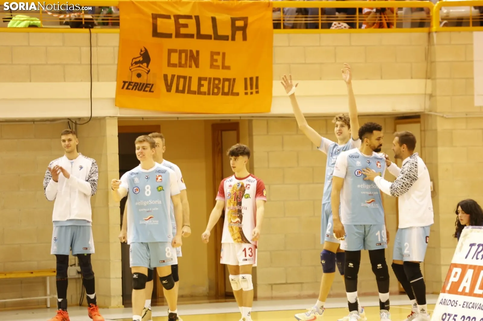 Foto 9 - El R&iacute;o Duero no se rinde e iguala las semifinales de la Superliga ante Teruel (3-1)