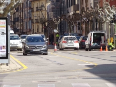 Una imagen de la zona de actuación este lunes. /SN