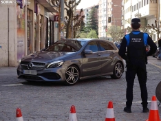 Una imagen de la zona de actuación este lunes. /SN