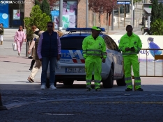 Una imagen de la zona de actuación este lunes. /SN