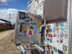 Una imagen de los vehículos en una parcela tras La Arboleda. /SN