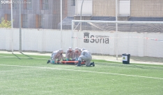 Prácticas de la Guardia Civil en un simulacro de riesgo biológico en Soria. /SN