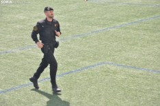 Prácticas de la Guardia Civil en un simulacro de riesgo biológico en Soria. /SN