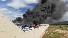 Imágenes del incendio./ SN