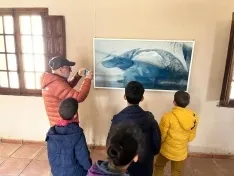 Foto 3 - Los alumnos del 'CRA El Jal&oacute;n' aprenden a valorar el arte contempor&aacute;neo