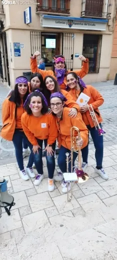 Foto 5 - La primera charanga espa&ntilde;ola compuesta solo por mujeres estar&aacute; en Soria en San Juan "para romperla&rdquo;