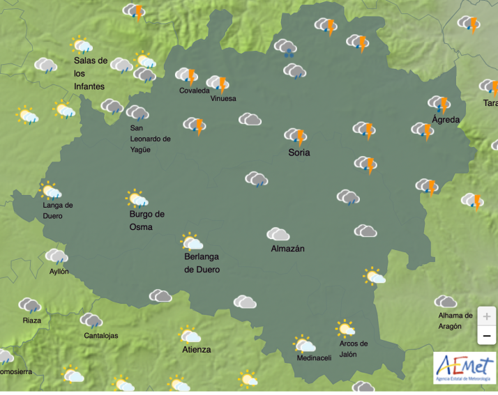 El tiempo en Soria: Estrenar el mes de abril con nevadas y heladas