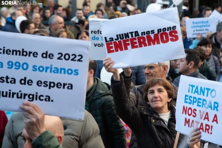 Manifestación por la Sanidad de Soria ¡Ya!
