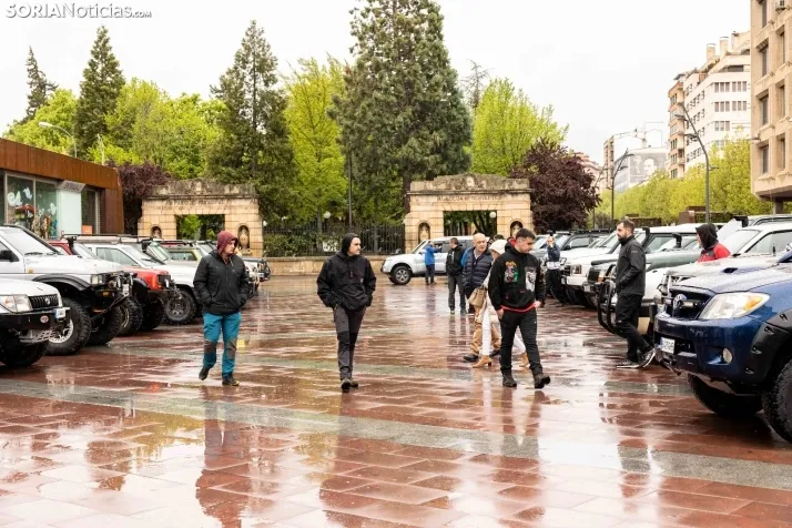 Fotos: Soria da la bienvenida a los 4x4 que van a participar en la III edici&oacute;n de 'Tierras Numantinas'