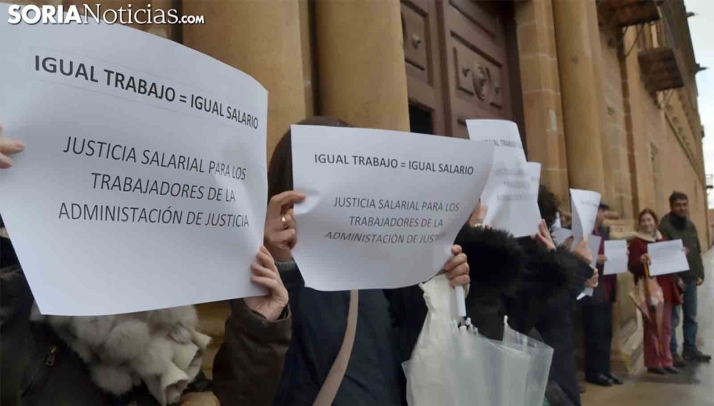 Paros parciales en los funcionarios de justicia a partir de este lunes