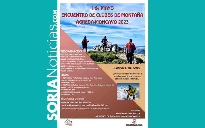 El día 1, encuentro montañero en Ágreda