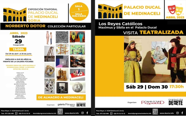 Exposición y teatro, alternativas culturales para este fin de semana en Medinaceli