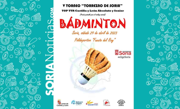 Este sábado, el V Torneo del Torrezno de Soria de bádminton