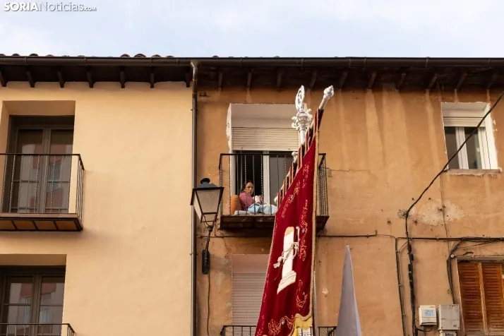 Una imagen de la procesión de este Lunes Santo. /Viksar Fotografía