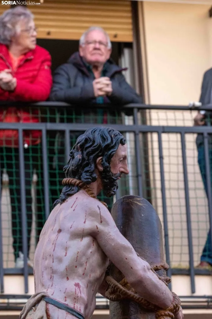 Una imagen de la procesión de este Lunes Santo. /Viksar Fotografía