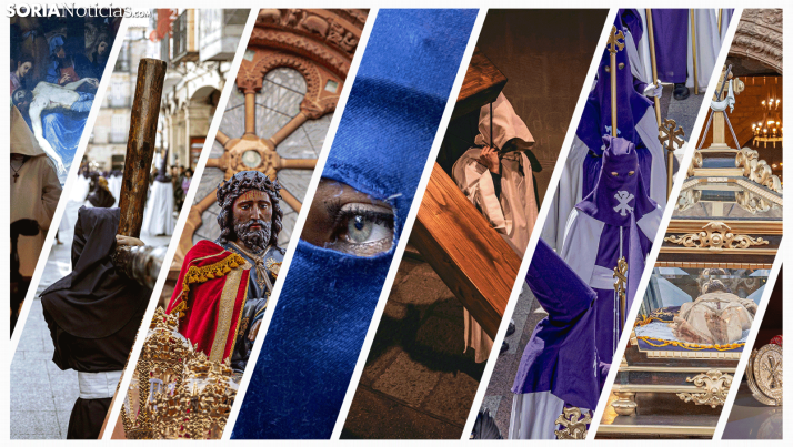 Galería: La Semana Santa de Soria resumida en 100 detalles y enfoques muy particulares