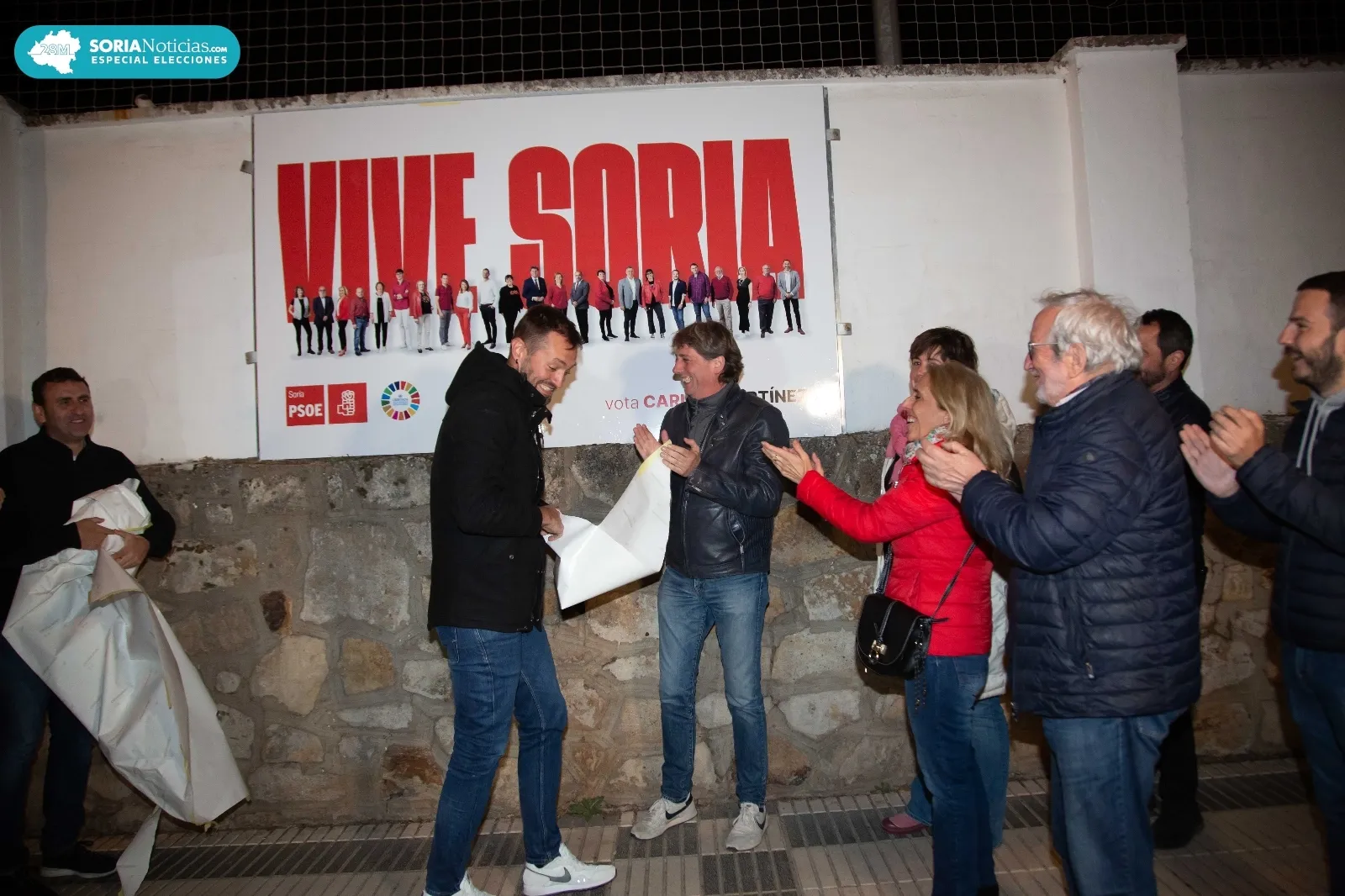 dar la bienvenida a la campaña en Soria / María Ferrer