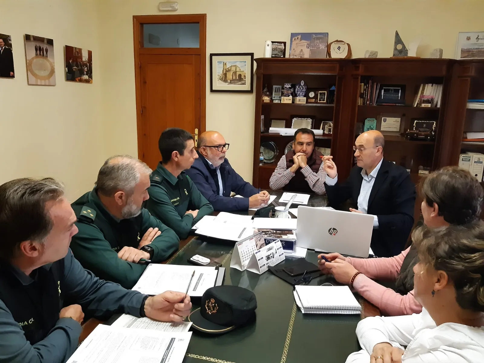 La reunión de este jueves en Ágreda. /SdG