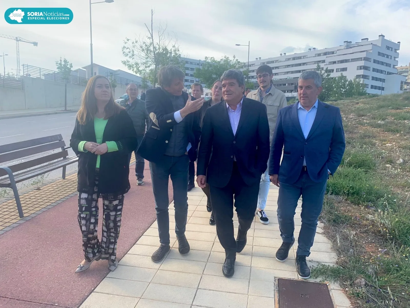 Visita del Ministro José Luis Escrivá a Soria. /SN