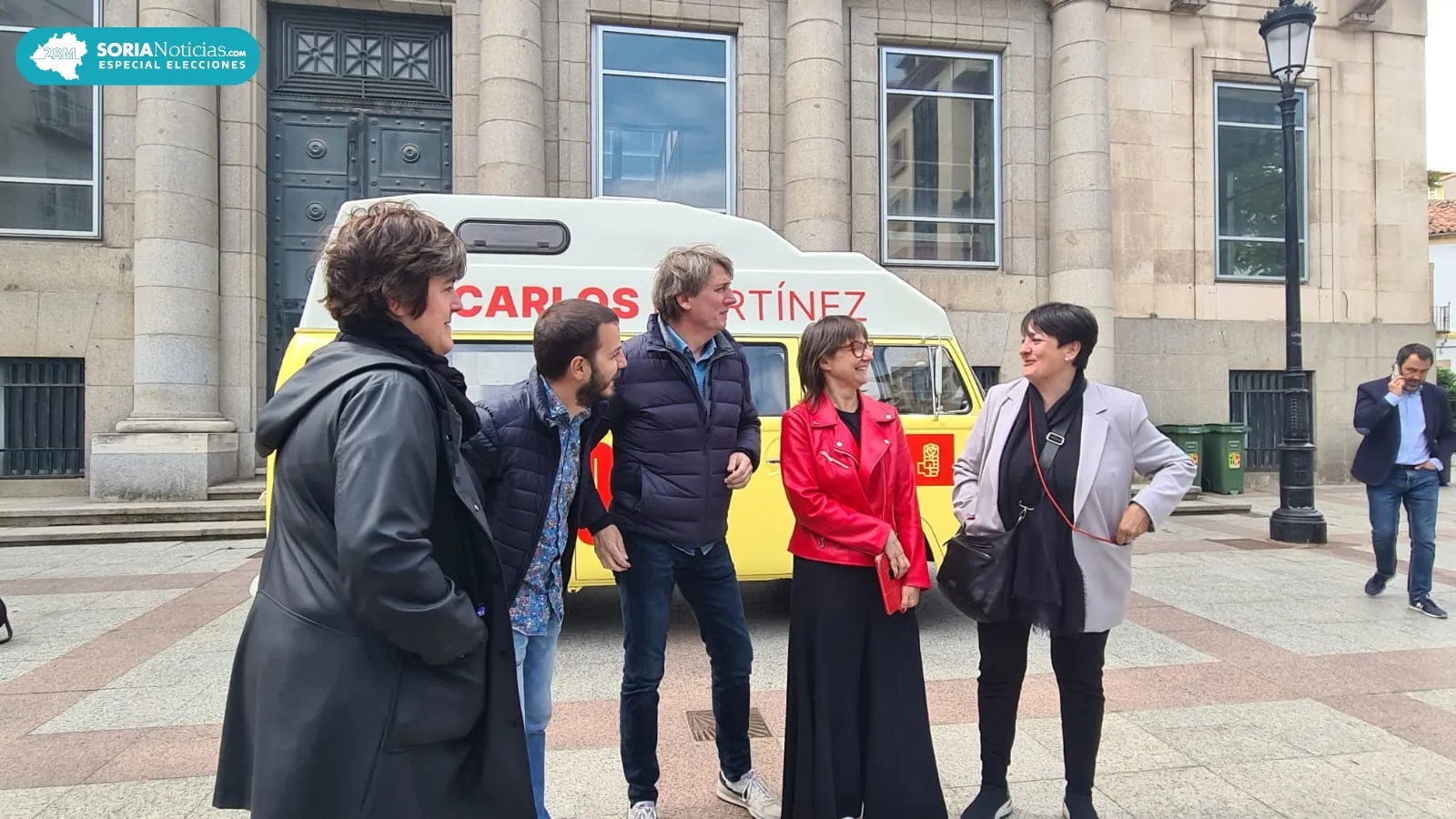 Campaña electoral del PSOE en la Plaza de las Mujeres. /SN