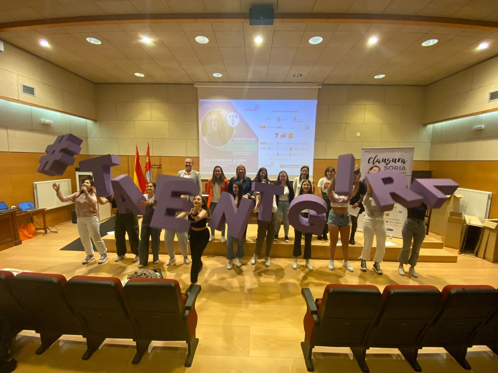 Una imagen de la clausura esta tarde, /Jta.