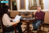 Orlando Yagüe en el Casino de Soria en su entrevista con Soria Noticias para el Especial Elecciones 28M. /María Ferrer