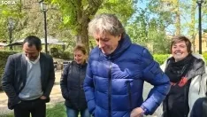 Campaña electoral del PSOE de Soria en los márgenes del Duero. /SN
