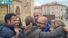 Balance de campaña del PP en la Plaza Mayor. /SN