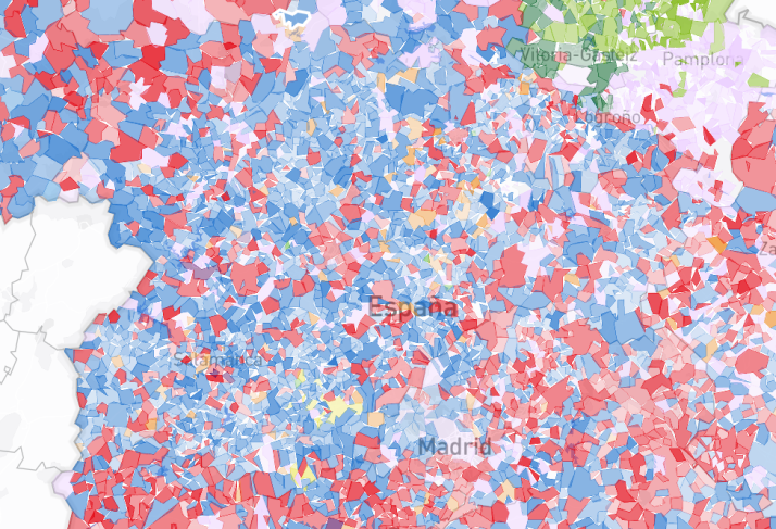 Mapa interactivo con los resultados de las elecciones de 2019 en Castilla y León