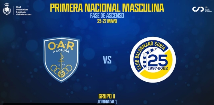 Directo Fase de Ascenso a Plata: OAR Coruña vs BM Soria, comienza el sueño