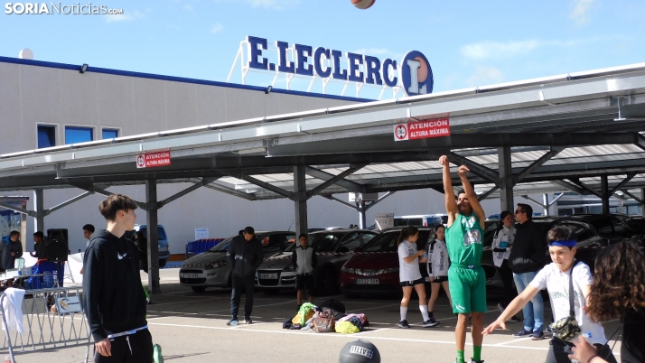 Fotos: E.Leclerc Soria sigue celebrando su 27 aniversario con un torneo de baloncesto 3x3